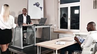 Naughty Schoolgirl Angel Rivas Enjoys Interracial DP Pounding From Teacher And Classmate GP2576