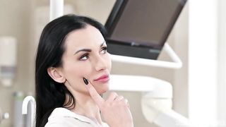 Slutty Patient Sasha Rose Tempts Dentist Into A Different Kind Of Checkup GP2573