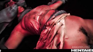 Real Life Hentai - Valentina Nappi hard anal fuck with huge anal creampie by Alien Monster