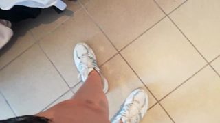 Big ass in public dressing room 4K