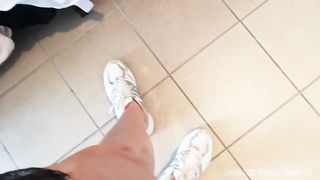 Big ass in public dressing room 4K