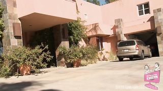 Desi Foxx offers to show Heather Starlet the rest of the house. Once Desi gets to the bedroom, it is Heather that becomes the object of exploration