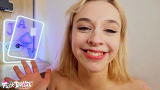 NEWBIE BABE MOLLY CUTE ROUGH ANAL TRAINING, DEEPTHROAT, SPITTING, SLAPPING, CUM IN MOUTH