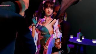 3D_ANIMATION - YOUNG COSPLAYER AT NIGHT CLUB