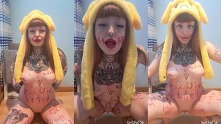 AHEGAO DROOL AND PEE!