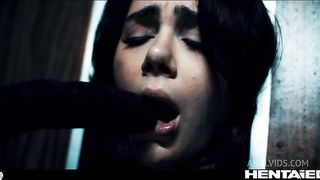 Real life Hentai - Valentina Nappi inside an Elevator, without permissions, Chick is aggressive fuck and fill up full of cum by aliens