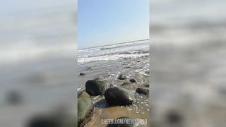 unknown girl on the beach takes me to fuck in her cheap hotel.