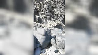 unknown girl on the beach takes me to fuck in her cheap hotel.