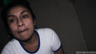 Hot stepmom comes to my bed in the middle of the night - cumshot in mouth