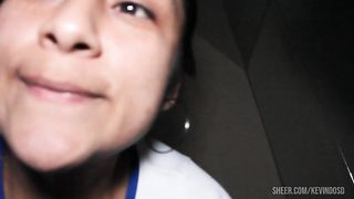 Hot stepmom comes to my bed in the middle of the night - cumshot in mouth
