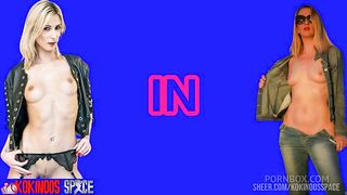 PART N°1 OF LOUISE DU LAC AND CALI CRUZ'S MIXED DICKS FOR: GANG BANG, GOKKUN AND BUKKAKE AT KOKINOOS SPACE