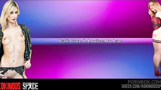 PART N°1 OF LOUISE DU LAC AND CALI CRUZ'S MIXED DICKS FOR: GANG BANG, GOKKUN AND BUKKAKE AT KOKINOOS SPACE