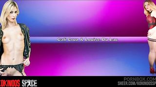 PART N°4 OF LOUISE DU LAC AND CALI CRUZ'S MIXED DICKS FOR: GANG BANG, GOKKUN AND BUKKAKE AT KOKINOOS SPACE