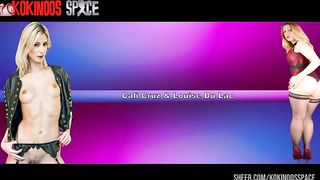 PART N°6 OF LOUISE DU LAC AND CALI CRUZ'S MIXED DICKS FOR: GANG BANG, GOKKUN AND BUKKAKE AT KOKINOOS SPACE