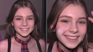 SHE JUST TURNED 18 - TIGHT SCHOOL GIRL WAS TOO GOOD TO RESIST