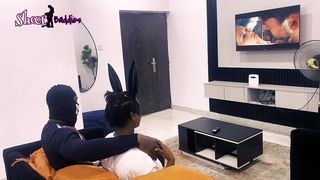 HORNY HOUSE WIFE SEDUCES ROBBER WITH NETFLIX AND CHILL (FULL VIDEO)