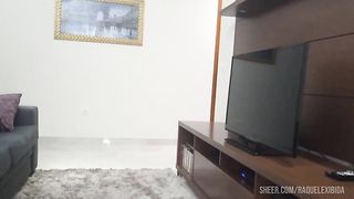 Tecnico de TV se dando bem com cliente gostosa