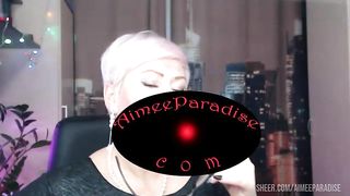 Aimee Hot MILF: Hot riding mature reverse cowgirl before mirror of world .!.