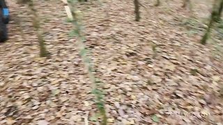improvised threesome in the forest with my boyfriend and my lover