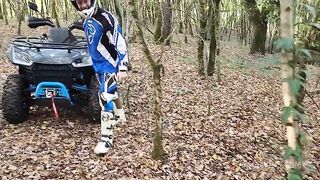 improvised threesome in the forest with my boyfriend and my lover