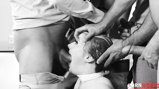 Wild BDSM DP at the Clinic with Dr. Cherry Kiss, Baby Kxtten, and 3 Guys GP2586