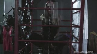 SLAVEGIRL ROXY LIPS ANAL CASTING IN BDSM DUNGEON