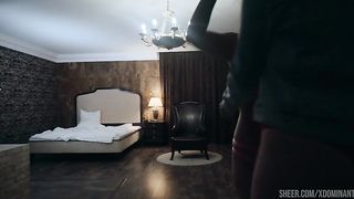 TWO LESBIANS ARE INSERTING BOTTLE IN THE ASS