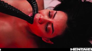 Real life Hentai - Latino Beauty, surprised fucked, her Pussy and Anal never forget Aliens