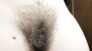 Hot tits, belly, hairy pussy!