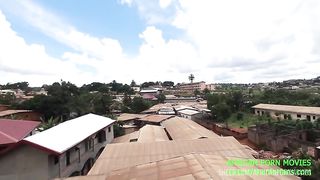 The neighborhood seamstress with her client who takes the measurements of the pants and takes the opportunity to take the measurements of his cock which she likes begins by sucking and drinking the sp