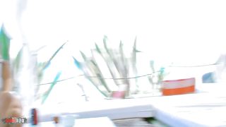 The slutty Spanish tourist ass fucked in the woods