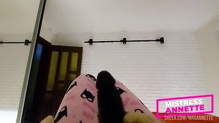 I WOKE HIM WITH A DILDO IN ANAL. FUCKING THE ROOM mate. PEGGING. STRAPON.