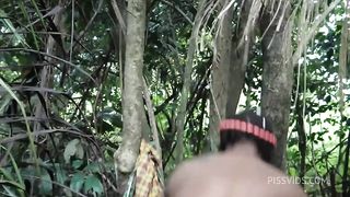 The hunter came to deliver my drink but ended up fucking my Innocent wife