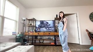 POV - Fucking My Stepsister's Fat Ass - GAPE and Anal Creampie! Steve Rickz and Ava Damore