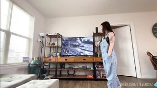 POV - Fucking My Stepsister's Fat Ass - GAPE and Anal Creampie! Steve Rickz and Ava Damore