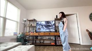 POV - Fucking My Stepsister's Fat Ass - GAPE and Anal Creampie! Steve Rickz and Ava Damore