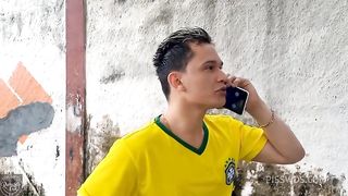 Marido safado, trai sua esposa com uma linda India trans.