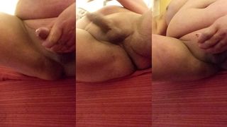 TSKATIEKLARK STROKES AND BUST A HUGE LOAD FOR A FAN!