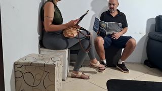 FLASH OF DICK IN THE DENTIST S WAITING ROOM AND SHE GROPED IT.