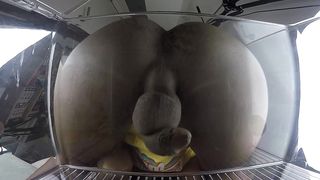 IS THIS SEAT TAKEN? TRANS GIRL SITS ON YOU - CRUSHED BY MY ASS, DICK AND BALLS!