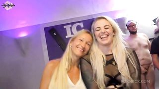 Grand Daughter Joins GILF for 60 Bull Creampie Insemination CumTeam Party