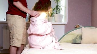 Friend's mother gets horny with massage and gives her pussy- XSanyAny