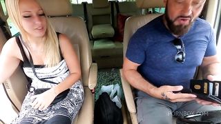 Beautiful booty slut fucked well in the car by hot Shany Sky