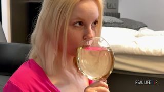RLP 70: NEW FACE JULIA FIRST PISS DRINKING.