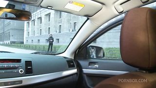 Tiny brunette invites BF at her place in order to try anal