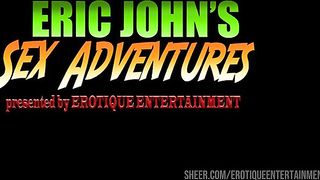 Erotique Entertainment - Ebony beauty VERTA finally gets to eat ERIC JOHN's ass then fuck his big white cock - an EricJohnsSexAdventures real life experience