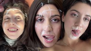CUM ON FACE COMPILATION 13 HUGE CUMSHOTS FACIALS
