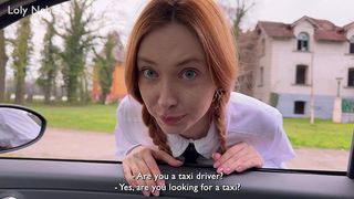 FUCK TAXI - HORNY CUTIE LOVES TO RIDE A TAXI AND BOUNCE ON MY DICK!