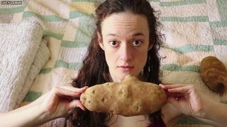 THIS POTATO IS BIGGER THAN MY FOOT