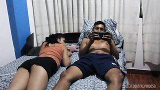 I fucked my friend's brother while he was on his cell phone